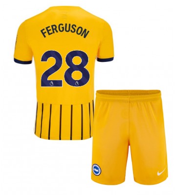 Brighton Evan Ferguson #28 Segunda Equipación Niños 2024-25 Manga Corta (+ Pantalones cortos)